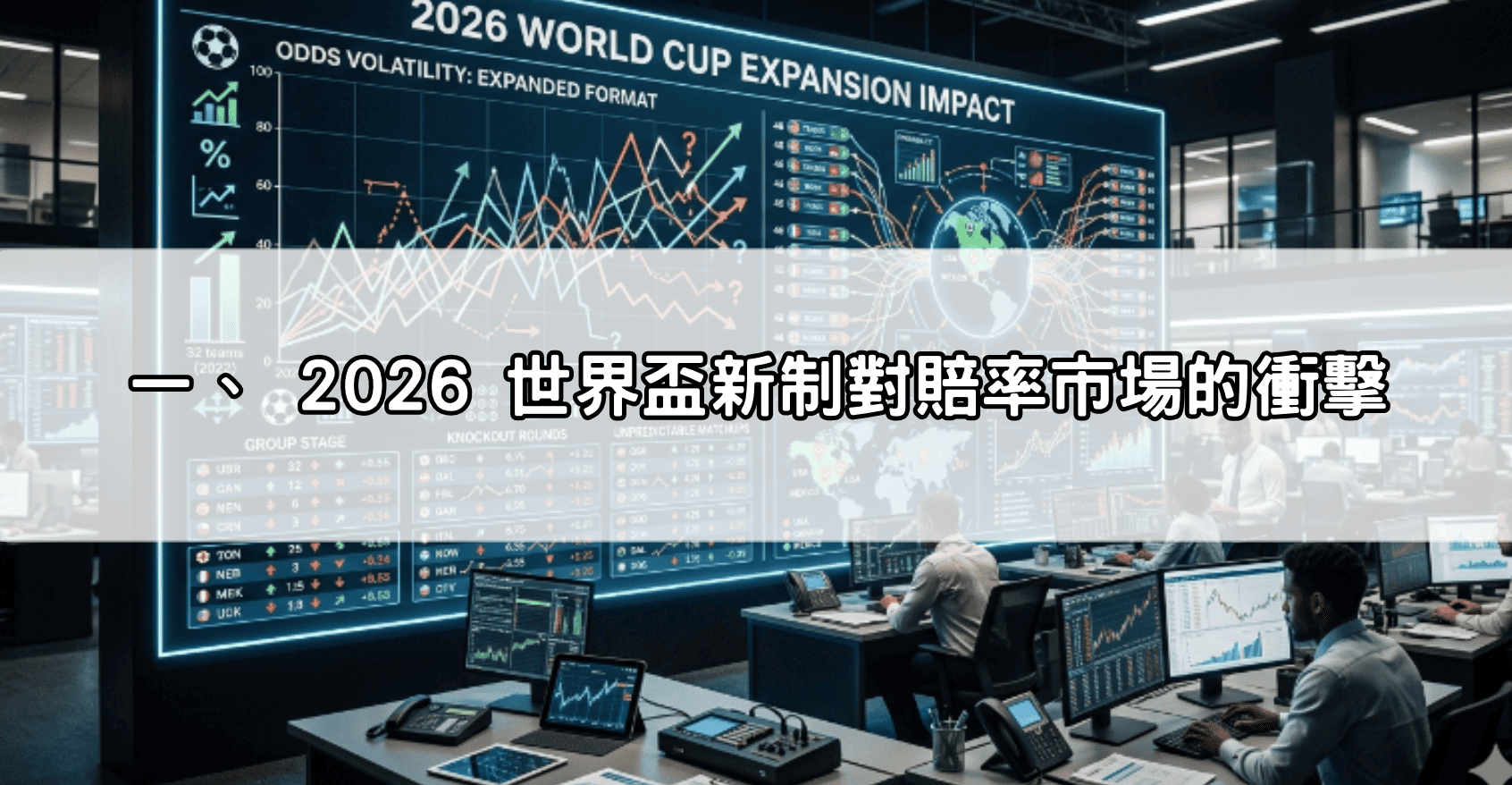 一、 2026 世界盃新制對賠率市場的衝擊